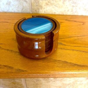 Vintage Brazilian Agate Coasters